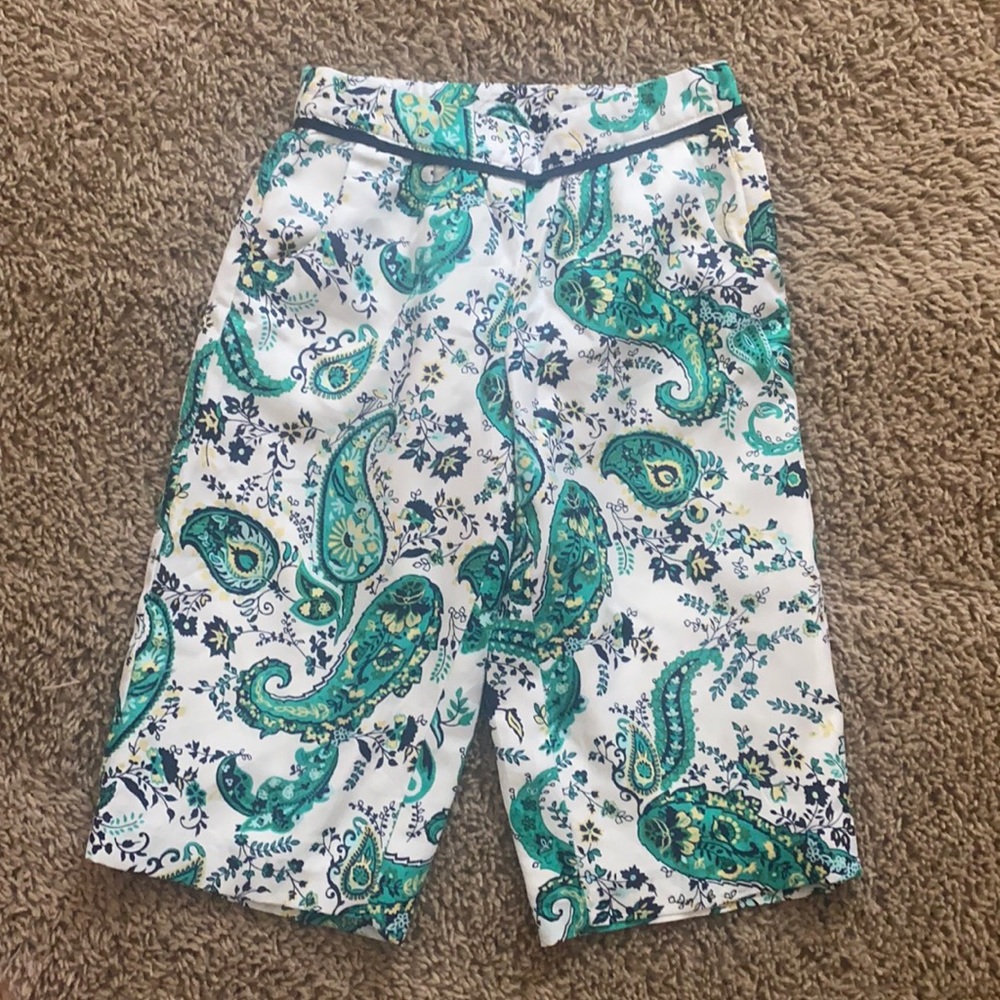 Toddler girls wide leg Capri pants